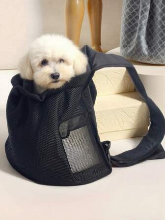 Cat And Dog Backpack Carry, Breathable Pet Backpack, Ventilated Mesh Dog Travel Pet Backpack, Used For Hiking Outdoor Walking, Suitable For Small And Medium-Sized Dogs And Various Cats