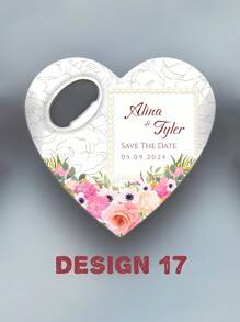 Custom Bottle Opener Wedding Souvenirs For Guests, Unique Wedding Favor Wholesale Magnets, Engagement Favor Save The Date Magnets,Heart Shape Wedding Thank You Favor,Magnetic Bottle Opener, Custom Wedding Gift, Wedding Gift, Thank You Favor Souvenirs, Bottle Opener(24 Designs),Multi-Functional, Ornamental,Anti-Mold,Reusable,Adorable,High-Quality,Cute,Vintage,Colorful,Customized Bottle Openers & Bottle Opener Accessories,Home Refresh - Multicolor - View 28
