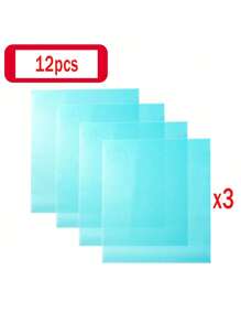 1/2/4/8/10/12/20 piezas Almohadillas refrigeradoras impermeables, a prueba de aceite, lavables y recortables, adecuadas para estantes, congeladores, rejillas de vidrio, gabinetes de tazones, gabinetes y cajones