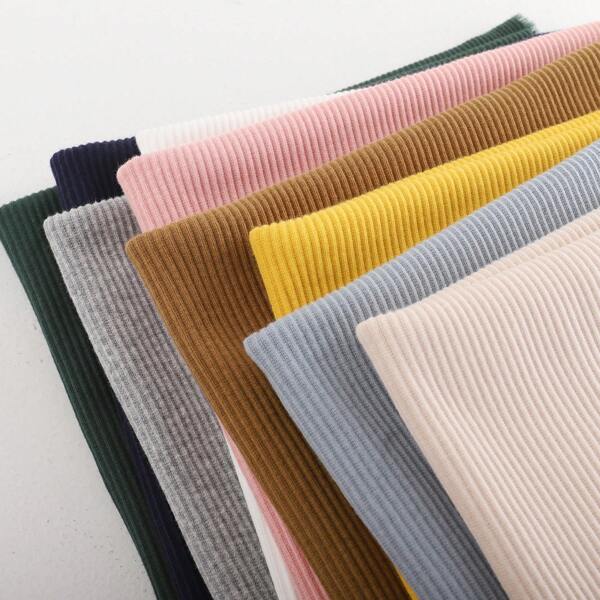 Algodão Fio Pitted Stripe Texturizado Tecido Grande Tecido de Malha Elástica Faça Você Mesmo Roupas Feitas À Mão Saia Chapéu Tecido Envoltório Apertado Força Boa