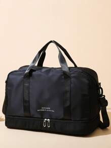 Large Travel Duffel Bag For Women,Weekender Bag,Overnight Bag With Wet Pocket&Trolley Sleeve, Lightweight Carry On Sports Tote Gym Duffel Bag Hospital Bag, Gift Bag For Women