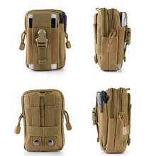 Bolsa de cintura multifuncional para deportes al aire libre, bolsa de cintura impermeable de camuflaje para accesorios de ciclismo, bolsa para teléfono móvil.