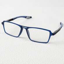 男女通用复古双光老花镜，视野清晰，运动风格 TR90 柔性镜框，金属铰链 - 白色 - 查看 26