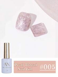 MIANEL 12ML 2026新款日式冬季美甲珍珠贝壳线胶指甲油，珍珠贝壳质地，带有细闪和珠光效果，白色指甲光疗指甲油凝胶，秋季美甲冬季美甲新年美甲可卸LED UV美甲设计，适用于美甲沙龙和DIY使用 - 彩色 - 查看 18