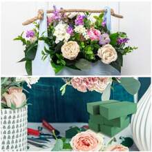 Bộ 1/2/4/8/16 khối xốp cắm hoa, xốp cắm hoa khô ướt màu xanh lá cây, khối xốp cắm hoa DIY, hoa xốp khô màu xanh lá cây dùng cho đám cưới, sinh nhật, tiệc tùng, trang trí ngày lễ, trang trí nhà cửa, hoa hồng, hoa hồng trang trí, phong cách trang trí, trang trí tiệc và ngày lễ, phong cách Boho, phụ kiện trang trí phòng ngủ, quà tặng trang trí ngày Valentine, ngày của Mẹ. - màu xanh lá - Xem 8