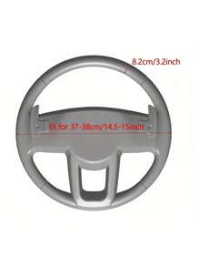 3pcs/Set Fluffy Fuzzy Steering Wheel Cover With Handbrake Cover & Gear Shift Cover Universal - Pink - View 7