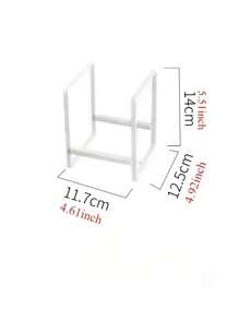 Dish Drain Rack, 1 Kitchen Dish Rack, Dish And Utensil Sorting And Storage Rack, Layered Storage Accessory Cabinet Rack, Kitchen Organizer, Portable Pot Rack, Suitable For Cabinets And Counters