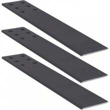 16 Inch Countertop Support Bracket, 3 Pack Solid Iron Heavy Duty Hidden Flat Floating Shelf Brackets, Top Mount Knee Wall Support Mantel Bracket Hardware For Wood Granite Quartz Countertop