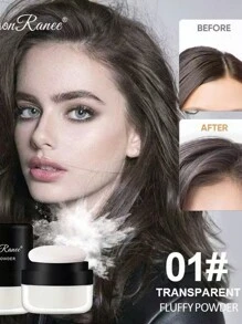 Fluffy Powder To Remove Oil From Hair, Control Oiliness, Fluffy Bangs, No-Wash Fluffy Powder, Hairline - 咖啡棕 - 查看 3