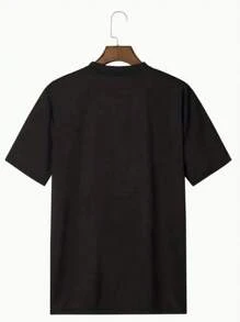 Unisex 100% Cotton "Boston Honor Society" T - Shirt - Black - View 2