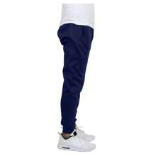 3-Pack Mens Modern Fit Fleece Jogger Sweatpants (S-3XL) - Navy - Olive - Red - View 3