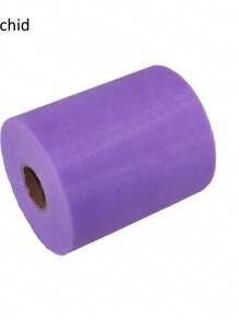 6 Inch * 100 Yards Tulle 15cm 100% Polyester Lưới Vải Tulle Cuộn Tulle - Màu tím  Violet - Xem 2