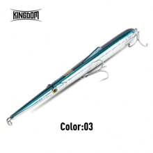 Kingdom Kingshad Pencil Fishing Lures, Sinking Floating 11g/13g/30g/40g For Freshwater & Saltwater, Easy Far Casting Bass, Pike, Trout, Perch Hard Wobblers Artificial Baits, Suitable For Professional Anglers And Beginners, Perfect Gift For Christmas, Thanksgiving, Halloween, And New Year's
