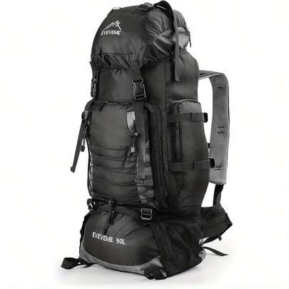 Hiking Backpack 90L Large Capacity Trekking Rucksack Waterproof Hiking Rucksack Travel Bag Lightweight Outdoor Camping Daypack For Men Women Climbing Touring