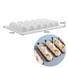 DIY Caterpillar Silicone Baking Mold String Balls Chocolate Candy Biscuit Cake Jelly Ice Mould Cute Gifts Soap Candle Making Set