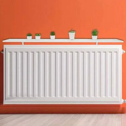 120cm White Radiator Shelves, Including Easy Fit Brackets Shelf Sizes