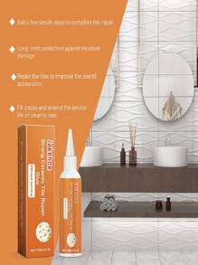 120g Ceramic Tile Repair Paste, Effective In Repairing Cracked, Chipped, Loose, And Sunken Tiles. Fast Drying, Long-Lasting, And Easy To Use For Restoring Tile Appearance At Home - one-size - View 4