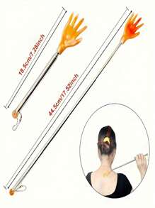 Portable Multi-Function Telescopic Back Scratcher - Multi-Purpose Itch Relief Tool For Whole Body