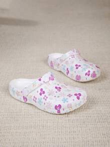 New Women Garden Slippers, Adjustable Loose Flat Shoes, Bedroom/Travel/Beach Slide Sandals, Closed Toe Slippers - Multicolor - View 6