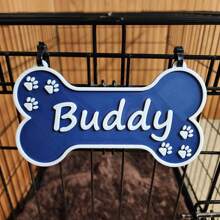 Personalized Dog Crate Sign, Custom Kennel Nameplate, Toy Box Sign, Hanging Doghouse Decor, Dog Gift Idea Ornamental Stylish,Fashion,Colorful,Vintage,Cute,Contracted,Cuties Custom,Unique,Customized,Personalized Pet For Anniversaries,For Birthdays