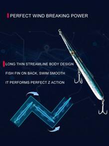 Kingdom Kingshad Pencil Fishing Lures, Sinking Floating 11g/13g/30g/40g For Freshwater & Saltwater, Easy Far Casting Bass, Pike, Trout, Perch Hard Wobblers Artificial Baits, Suitable For Professional Anglers And Beginners, Perfect Gift For Christmas, Thanksgiving, Halloween, And New Year's