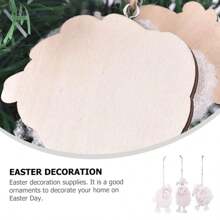 1Piece Felt Sheep Hanging Decorations Adorable Easter Charms Cute Lamb Hanging Ornaments For Home Holiday Party Decor Sheep Plush Decorative Items Easter Decorations Easter Decor Party Gift Gifts Birthday Graduation