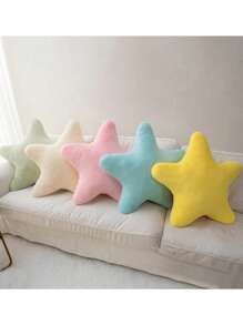 18cm/40cm Star Pillows, Decorative Star Shaped Throw Pillow, Soft Star Plush Toys, Cute Room Decor, Bedroom Home Decor, Plush Star Pillow, Holiday Festival Gifts, Kids Toys