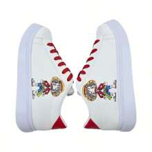Casual Tennis Shoes For Women With Monkey  Embroidery Design