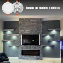 Paquete 10 Lamparas De Empotrar 20w Plafon O Bote Luz Led, para Techo Luz Blanca Moderno Ahorro de Energia para Dormitorio Sala de Estar Oficina - 15W: Luz Blanca - Ver 3