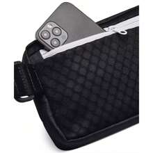 Men's Logo Crossbody Bag | Fall Fashion | Men Crossbody Bags - Đen / Đen / Trắng - Xem 4