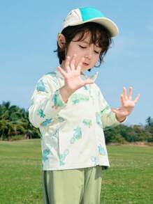 Balabala Tween Girl' Sun Protection Jacket, 2025 Summer Lightweight & Breathable - Brown Tone - View 3