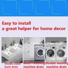 1 件 Y 型三重排水适配器、RV 废水 Y 型排水管、通用 Y 型连接器垃圾处理排水管、露营拖车 RV 厨房水槽和浴室配件、硅胶洗衣机延长排水软管