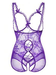 Große Größen Unterwäsche für Frauen, sexy Unterwäsche Bodysuit Teddy Ein-Stück