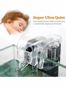 Filtro exterior en cascada para peceras de 15 a 20 litros - Blanco - Ver 8