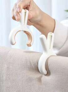 1 agrafe pentru prosoape de plajă, ace de haine din plastic rezistent, cleme de uscare pentru pilota, cleme pentru haine rezistente la vânt, păstrați-vă prosopul, hainele, păturile pentru a usca pe frânghie și suport pentru agățat