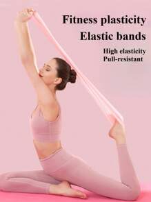 5 pièces/SET Bande élastique Bande de tension Bande de résistance de fitness Bande de yoga Bande élastique de fitness Fournitures de yoga Bande d'étirement pièce de tension
