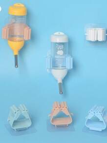 仓鼠水瓶夹式固定滚珠防漏支架，金仓鼠饮水器支架，吸盘