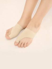 1 Pasang Bantalan Kaki Silikon Lembut, Cocok Untuk Sepatu Kasual, Sepatu Olahraga, dan Sepatu Datar - Krem - View 2