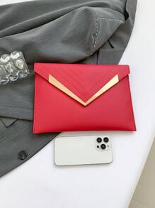 New Fashion Vintage Women Envelope Bag, Minimalist Design Small Niche Solid Color