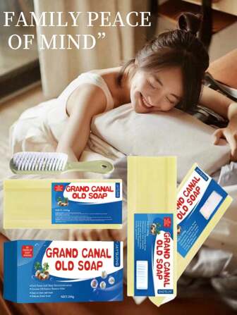 Tvätttvål Kläder Rengöring Mögel Fet Underkläder Tvål Handskydd Djuprengöring Lätt att bleka Gör inte ont i händerna Gamla märken Icke-fosfordoftande underkläder Tvål Blöja Tvål Hushållstvål Supersanering Tvätttvål Stark sanering Whitening Tvål.(Nya och gamla modeller skickas slumpmässigt. )