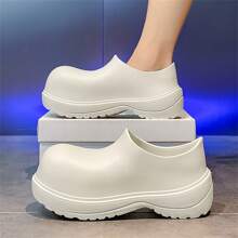 2025 Spring And Summer New Style Full Toe Chef Work Waterproof And Oil-Proof Thick-Soled Water Shoes Ultra-Light Breathable Couple Sandals Large Size Men's Shoes Women's Shoes Outdoor Beach Waterproof Shoes Non-Slip And Wear-Resistant Black And White