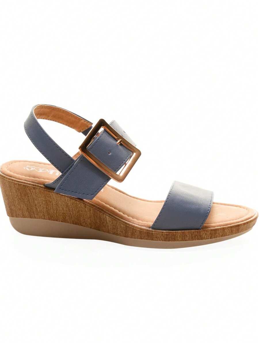 Greco Designs Plataformas Bajas Sandalia Plantilla Comoda Moda Para Dama