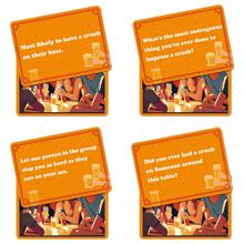 饮酒游戏朋友的鸡尾酒之夜、游戏之夜、生动的挑战和有趣的成人纸牌游戏，适合派对和约会之夜、圣诞节、新年、情人节礼物、饮酒游戏卡 - 彩色 - 查看 6