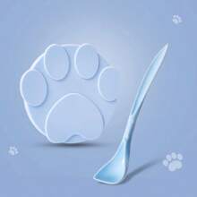 Portable Silicone Dog Cat Canned Lid 2-In-1Food Sealer Spoon Pet Cover Storage Fresh-Keeping Lids Bowl Dog Accessories