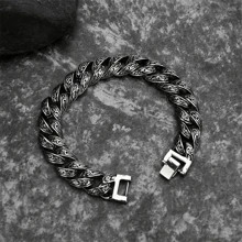 New Arrival Retro & Fashionable Men's Bracelet Jewelry Gift - Antique Silver - View 4