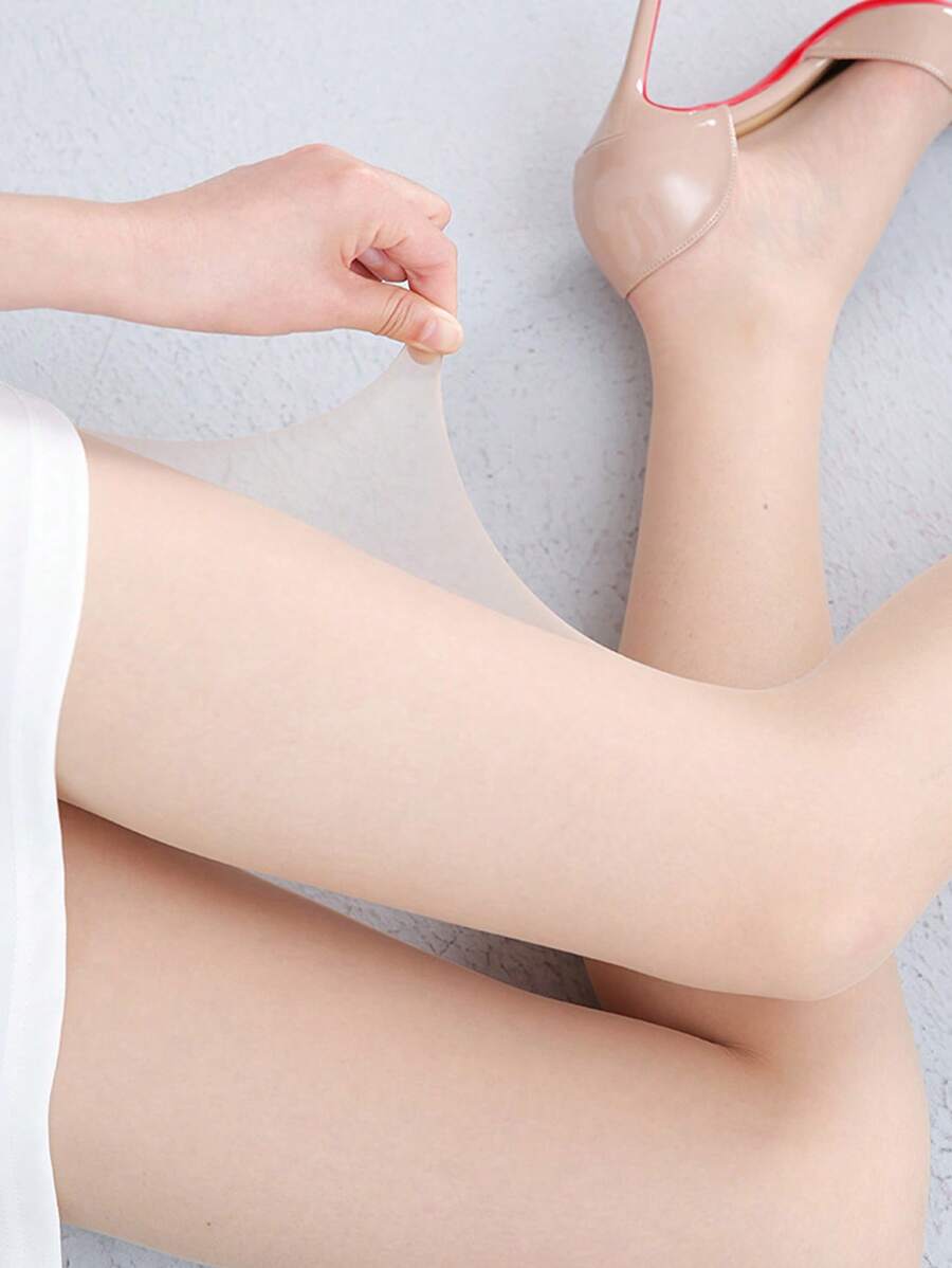 1pc Women's Super Thin Body-Shaping Tights, Suitable For Daily Wear, Cozy