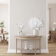 1/2/3pcs Artificial Eucalyptus Leaves, Fake Green Plants With 16 Forks For Diy Flower Wall, Scene Layout, Living Room And Bedroom Vase Flower Arrangement, Wedding, Party Decor, Desk Stuffing.Autumn And Spring Leaf Harvest, Room Decor, Home Decor, Kitchen Decor, Wedding Decor, Table Decoration, Centerpieces, Office Decor, Garden Decor, Outdoor Decor Gifts Birthday Graduation