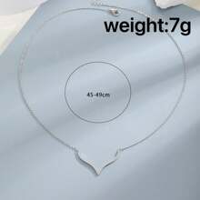 一条美人鱼铜镶锆石节日礼仪女孩百搭法式精致日常休闲优雅时尚女士项链 - 人魚姬頸鍊 - 查看 4