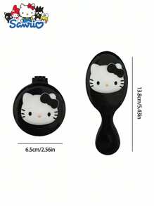 Sanrio 1pc Kitty Cat Air Cushion Brush, Cute Minimalist Cartoon Hello Kitty Mini Portable Detangling Massage Comb, Suitable For Travel, Home Daily Use, Unisex, Ideal Birthday Gift For Relatives, Friends, Parents, Girlfriend