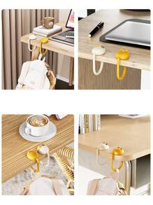 3M 1 szt. Wieszak na torby na biurko w kształcie kota, regulowany wieszak na plecaki studenckie, półka łazienkowa, wieszaki, wieszaki, obrazy ścienne, biały hak, czarny, samoprzylepne haki ścienne, wieszak na torebki, ozdoby ścienne, haki do ramek obrazów, rama obrazu ściennego, samoprzylepne haki ścienne, haki, haki ścienne, łazienka, uchwyt na ręczniki, haki, haki ścienne, haki, wieszak ścienny, wieszak na drzwi